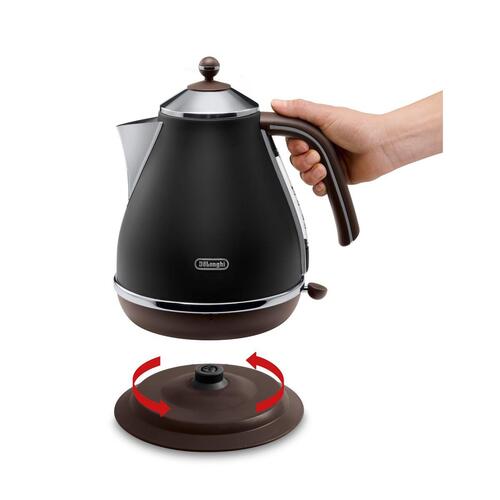 Vandkedel DeLonghi KBOV 2001.BK 1,7 l - sort rustfrit stål, 2000 W