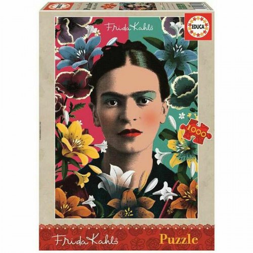 Puslespil 1000 brikker - Educa Frida Kahlo