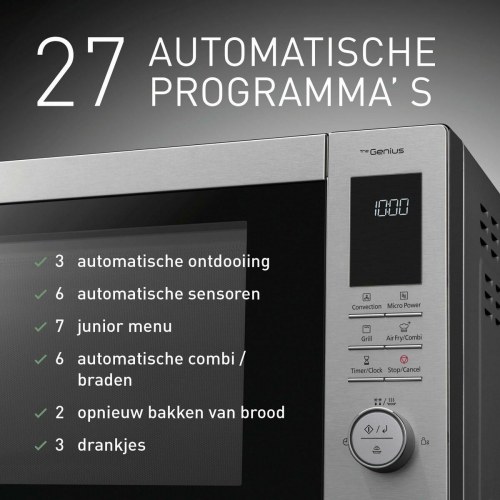 Mikrobølgeovn med grill Panasonic NN-CD88QSEPG, 34 l, 1300 W