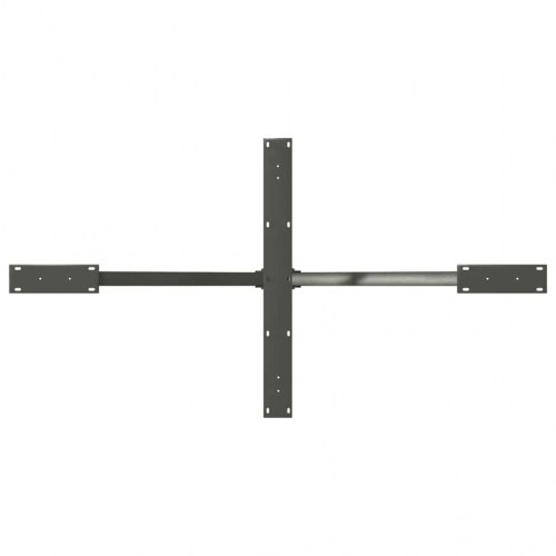 Spisebordben edderkopformet antracit 150x78x(72-73) cm stål