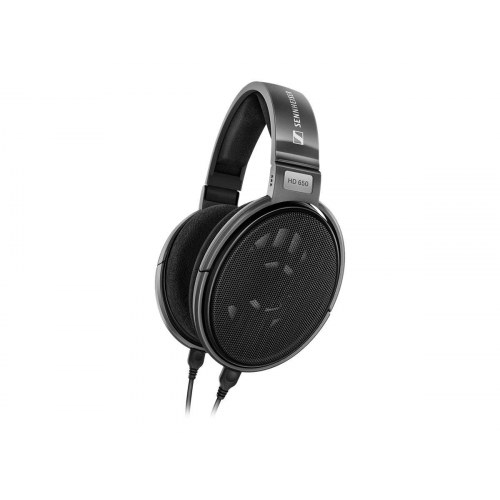 Hovedtelefoner Sennheiser HD 650 kablede – sølv/titan