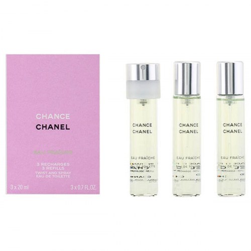 Parfume gaveæske til kvinder Chanel Chance Eau Fraîche EDT 3×20 ml