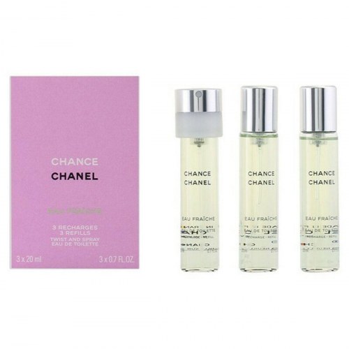 Parfume gaveæske til kvinder Chanel Chance Eau Fraîche EDT 3×20 ml