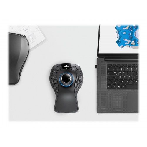 3D-mus 3Dconnexion SpaceMouse Pro Wireless – sort (Bluetooth + 2,4 GHz)
