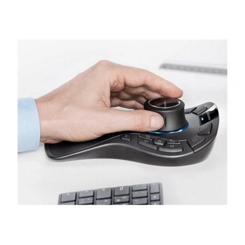 3D-mus 3Dconnexion SpaceMouse Pro Wireless – sort (Bluetooth + 2,4 GHz)