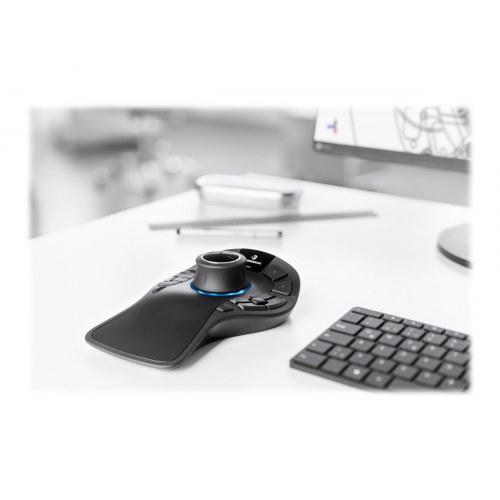 3D-mus 3Dconnexion SpaceMouse Pro Wireless – sort (Bluetooth + 2,4 GHz)