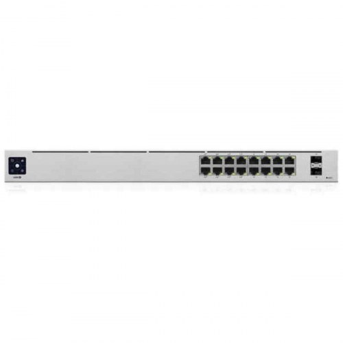 Netværksswitch Ubiquiti USW-16-POE - 16x Gigabit + 2x SFP, PoE+