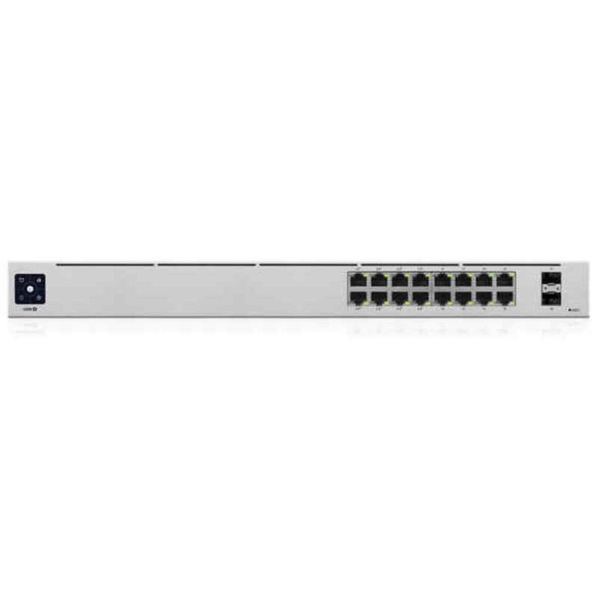 Netværksswitch Ubiquiti USW-16-POE - 16x Gigabit + 2x SFP, PoE+
