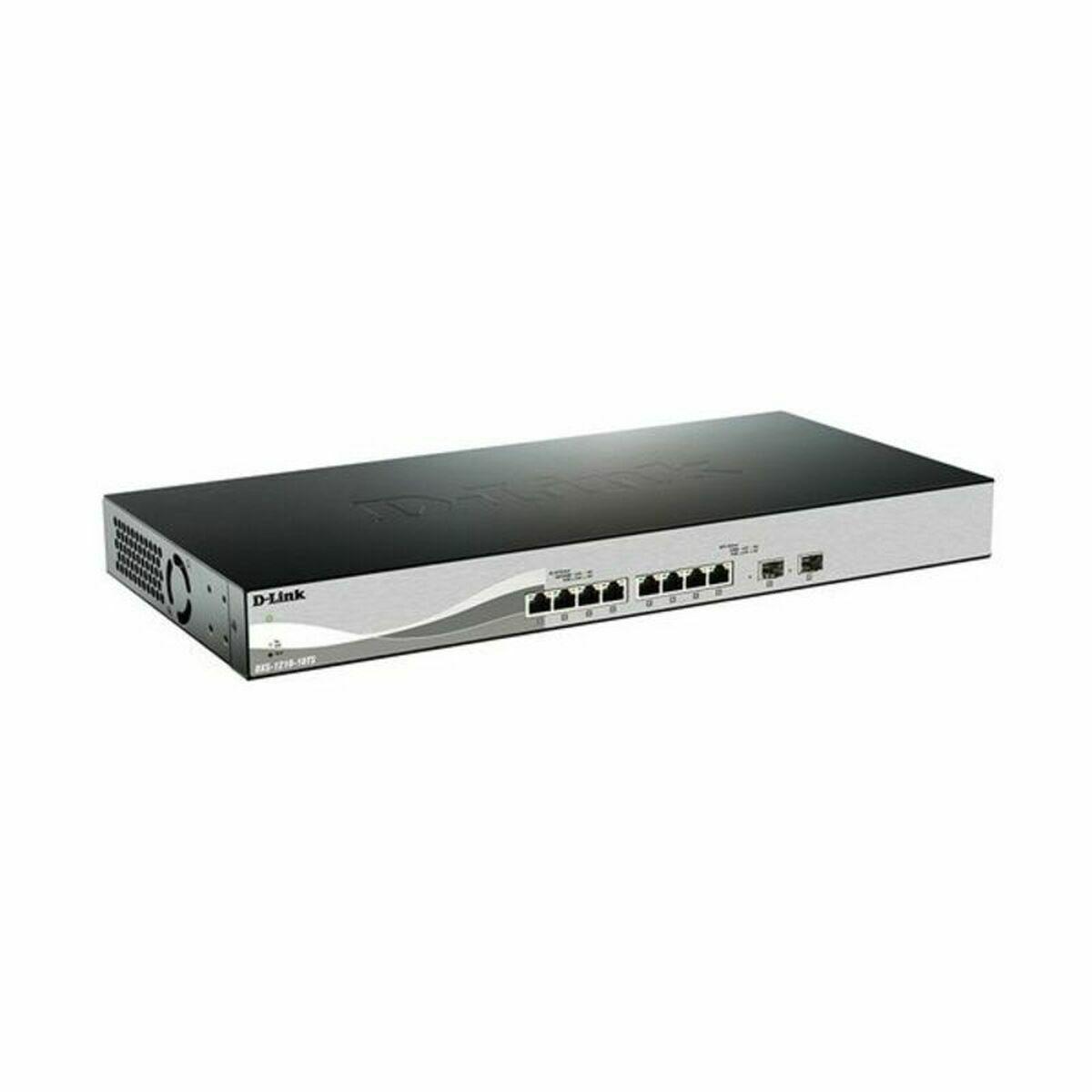 D-Link DXS-1210-10TS/E 10G netværksswitch - 8 x RJ45, 2 x SFP billede