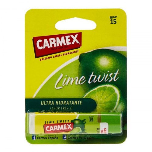 Læbepomade med SPF 15 Carmex Lime Twist 4,25 g stick