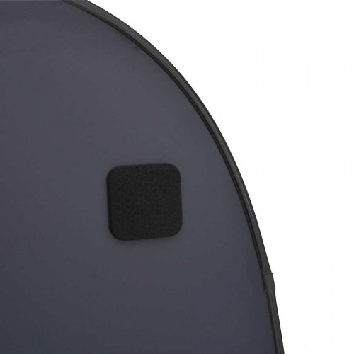 Vægspejl 70x45 cm sort