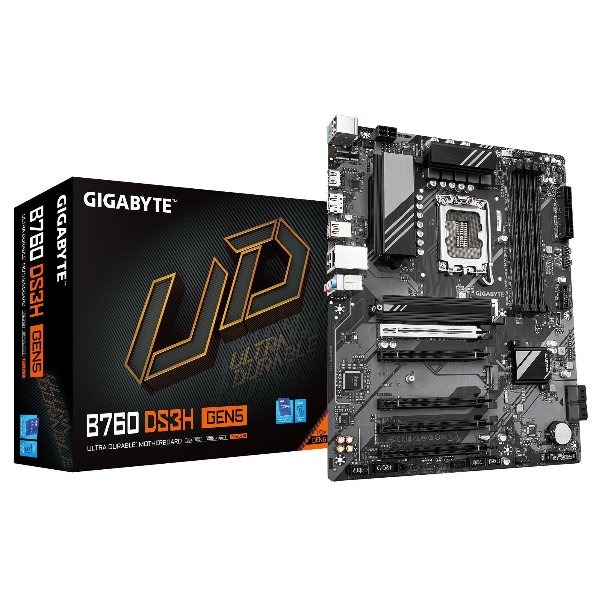 Bundkort Gigabyte B760 DS3H Gen5 ATX LGA1700 billede