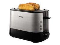 Brødrister Philips Viva Collection HD2637 – sort, 2 skiver