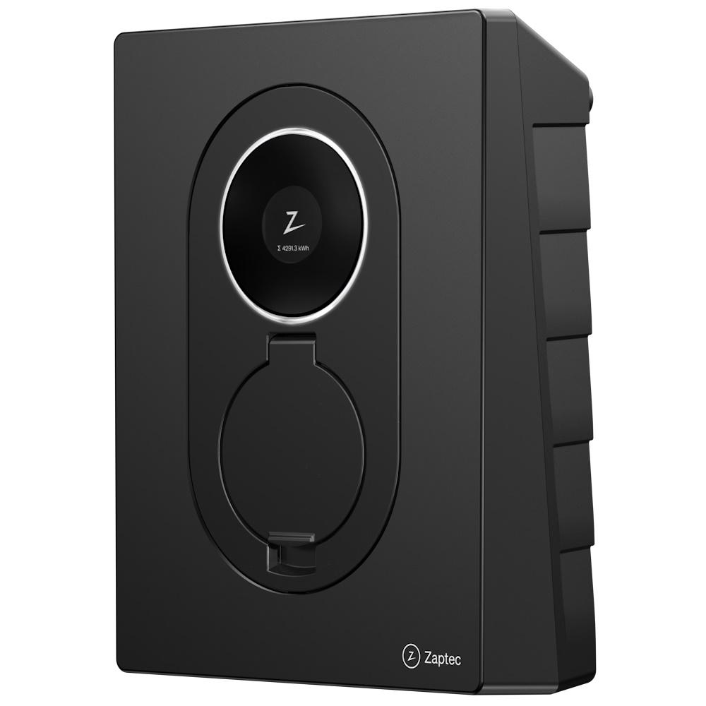 Ladeboks til elbil Zaptec Go 2 22 kW 4G/WiFi  Sort