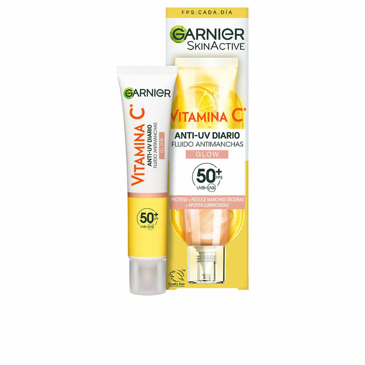 Garnier SkinActive Vitamin C Glow - anti-plet ansigtsfluid SPF 50+ 40 ml