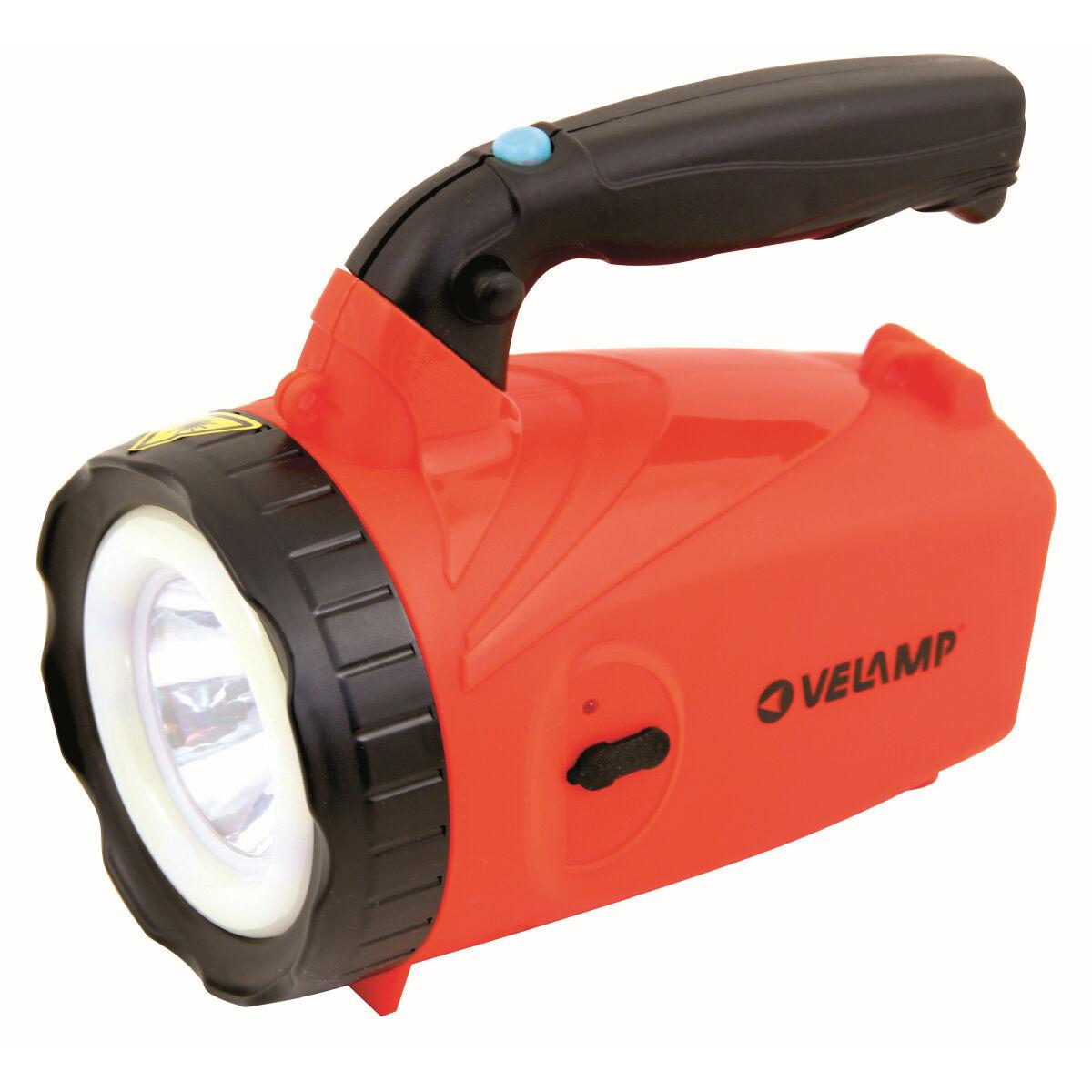 Lommelygte LED genopladelig Velamp SUPER HORNET 5 W 350 lm