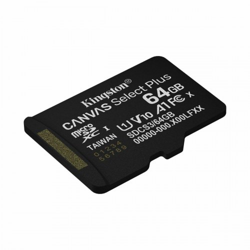 MicroSD-hukommelseskort Kingston 64 GB med SD-adapter