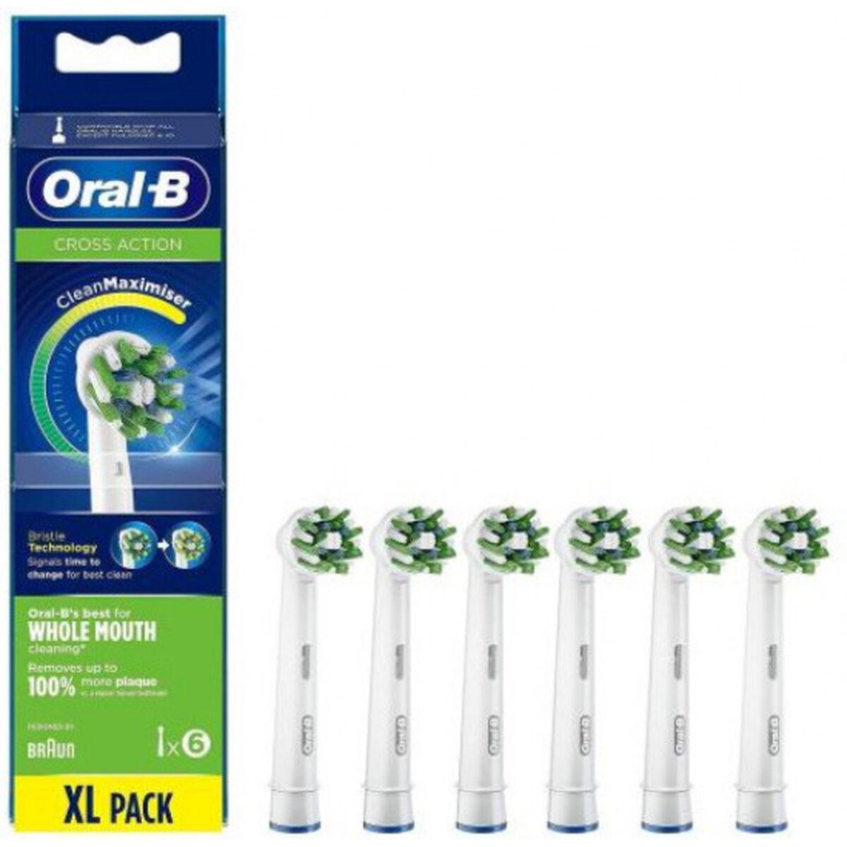Tandbørstehoveder Oral-B Cross Action EB50 - 6 stk.