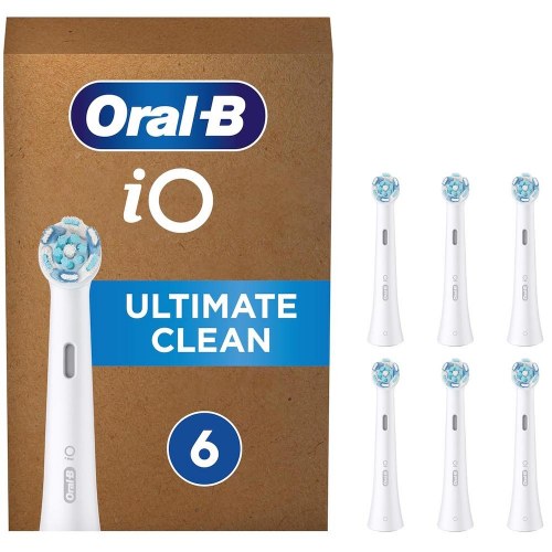Tandbørstehoveder Oral-B iO Ultimate Clean - 6 stk, hvid