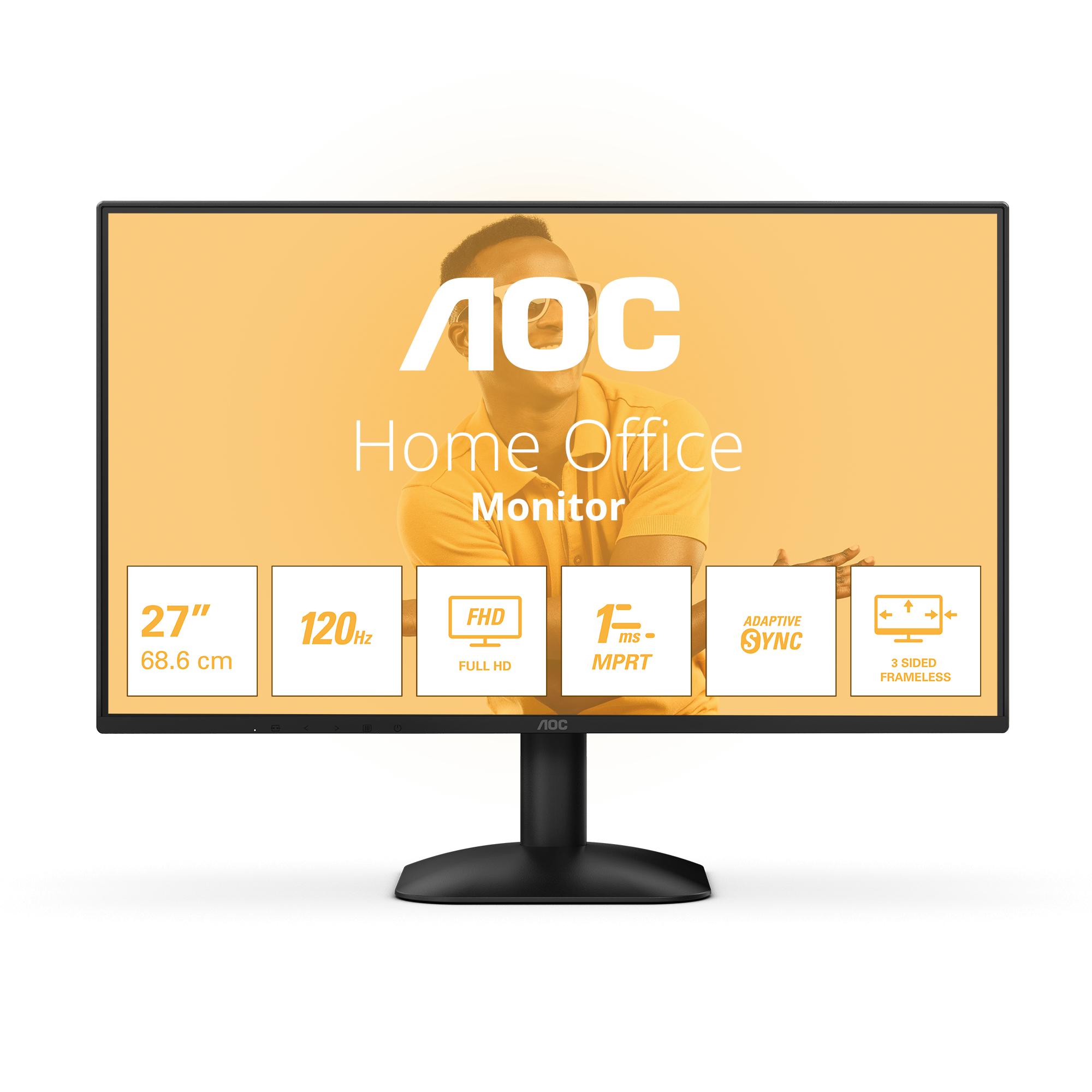 Skærm 27" AOC B3 27B31H Fuld HD 120 Hz - Sort billede