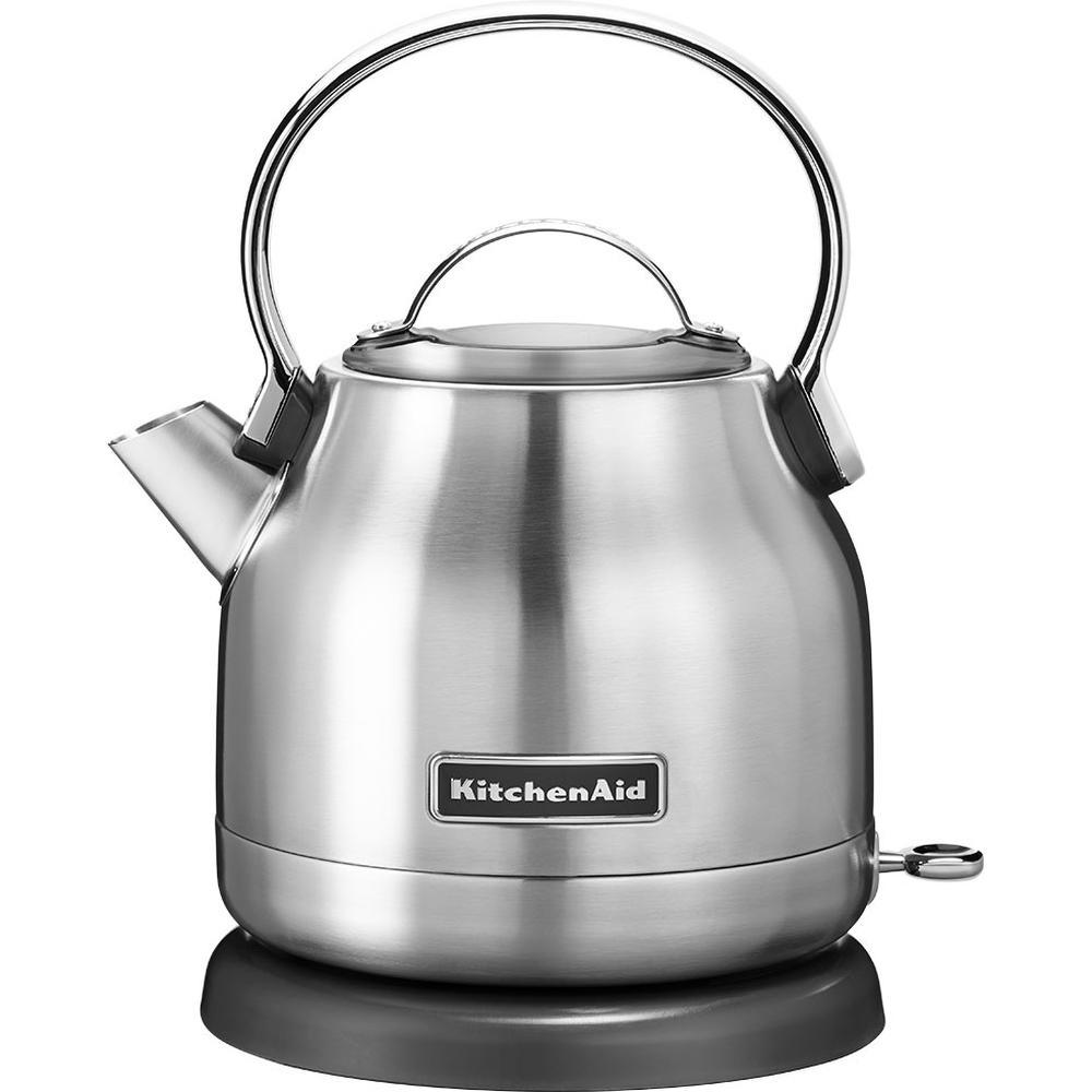 Elkedel KitchenAid 5KEK1222ESX 1,25 l – sort/rustfrit stål, 2.200 W billede