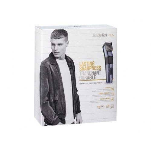 Hårklipper BaByliss Men E976E - trådløs, sort/grå