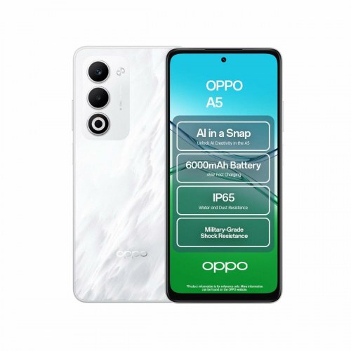 Oppo A5 6,67" 4/128 GB 4G smartphone - Hvid