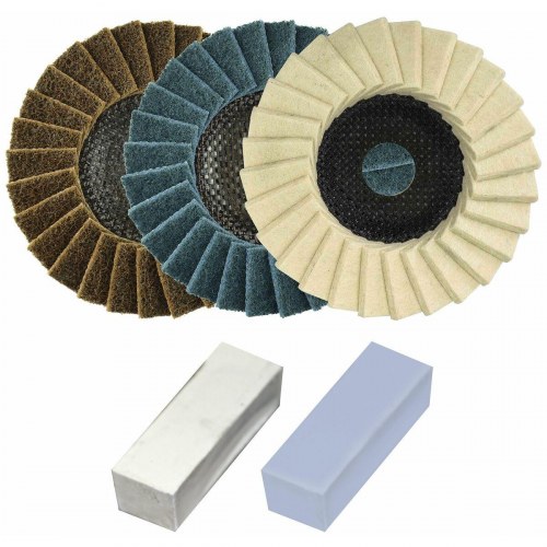 Poleringssæt 115 mm Osborn - gør-det-selv