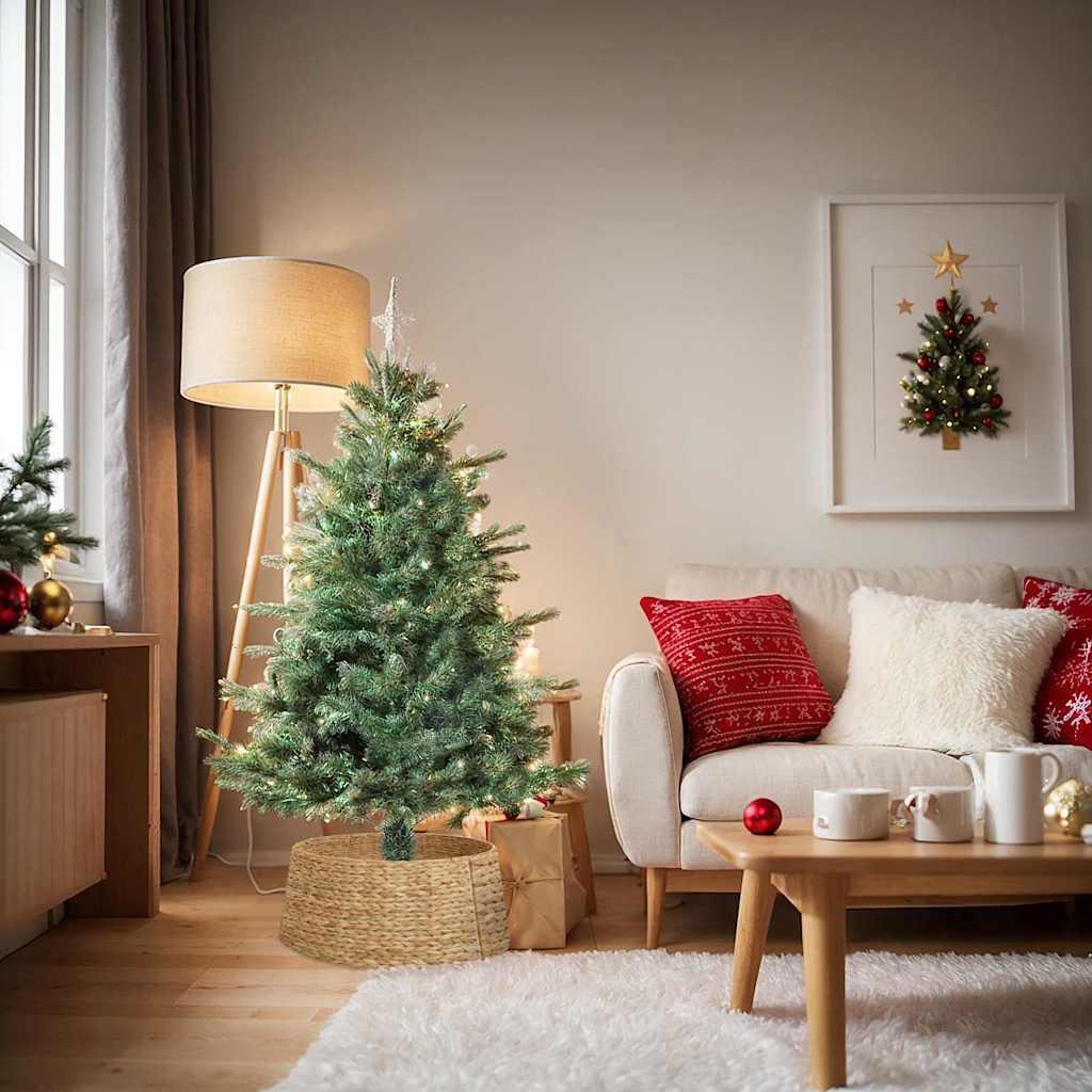 vidaXL Juletrækrave Rund Brun 75 x 75 x 25 cm Vandhyacint