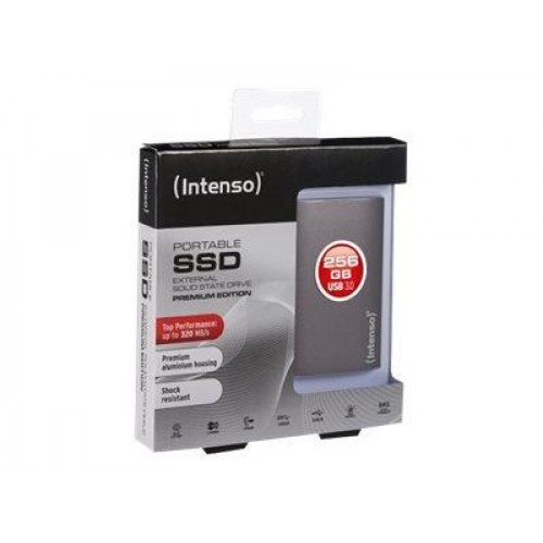 Ekstern SSD 256 GB – Intenso Premium Edition, USB 3.0 (1,8")