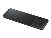 Trådløs oplader – Samsung Wireless Charger Trio, sort