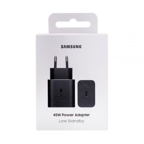 Oplader USB-C hurtigoplader Samsung EP-T4511NBEGEU 45 W - Sort