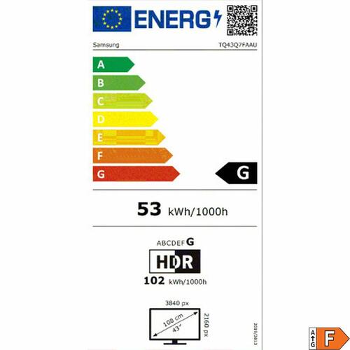 4K TV TCL 43P7K 43" QLED HDR (Google TV)
