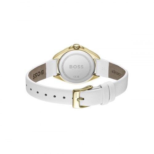 Dameur Hugo Boss 1502619 - armbåndsur Ø 39 mm, hvid/guld