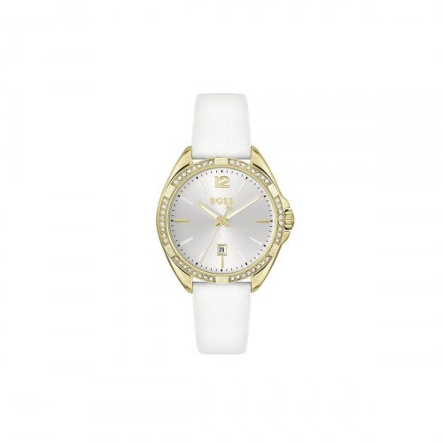 Dameur Hugo Boss 1502619 - armbåndsur Ø 39 mm, hvid/guld