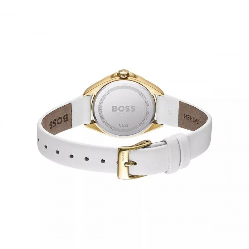 Dameur Hugo Boss 1502619 - armbåndsur Ø 39 mm, hvid/guld