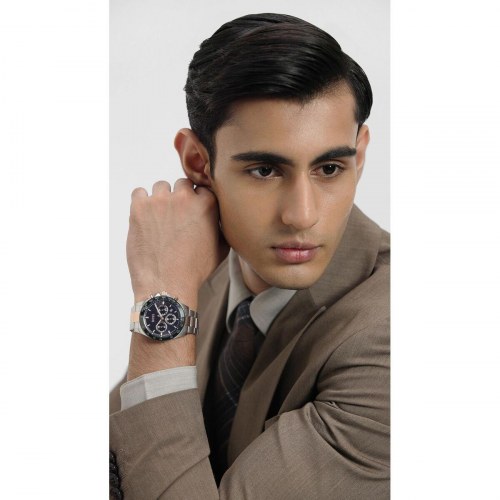 Herreur til mænd Hugo Boss 1513757 - Ø 43 mm, stål/ sort