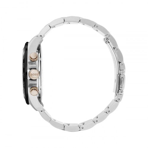 Herreur til mænd Hugo Boss 1513757 - Ø 43 mm, stål/ sort