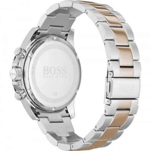 Herreur til mænd Hugo Boss 1513757 - Ø 43 mm, stål/ sort