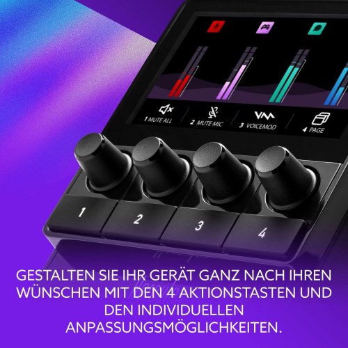 Streaming lydmixerkit Hercules - sort med mikrofon (USB 2.0)