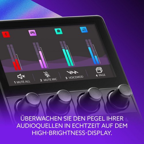 Streaming lydmixerkit Hercules - sort med mikrofon (USB 2.0)