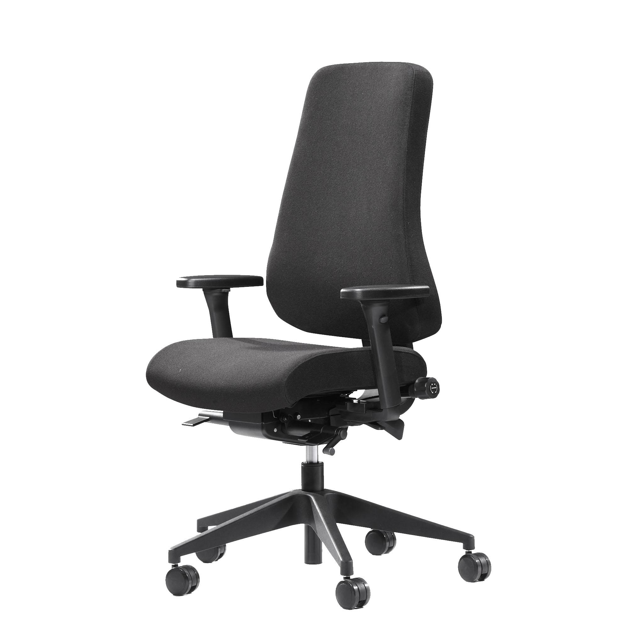 Kontorstol Canadian Ergo 03 høj ryg, sort