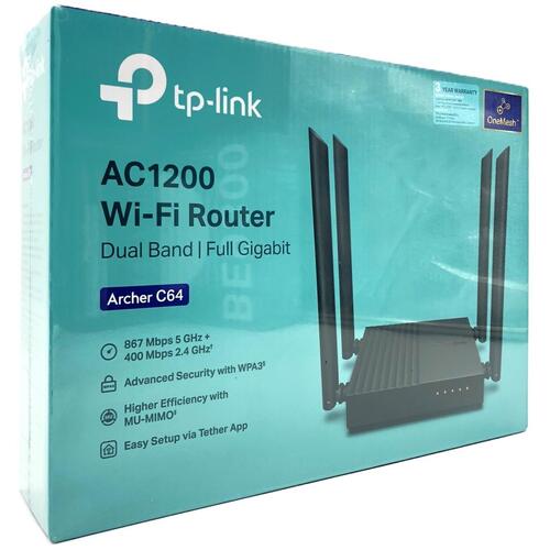 Wi‑Fi router TP-Link Archer C64 AC1200 Dual Band
