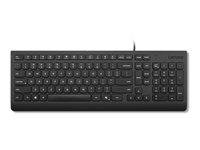 Lenovo Essential - keyboard - QWERTY - Nordic - black Input Device - Tastatur - Nordisk - Sort