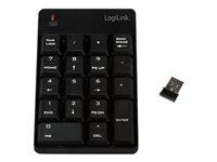 Numerisk tastatur trådløst LogiLink 2,4 GHz