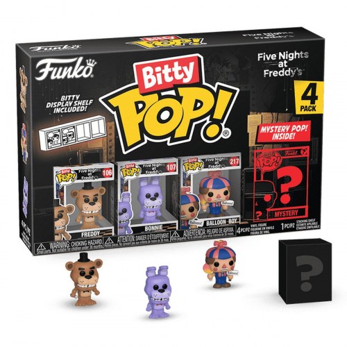 Dekorations figur Funko Pop! Bitty Pop - Five Nights at Freddy’s (4-pack) - Multifarvet