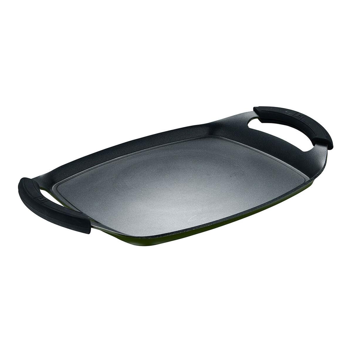 Grillpande til induktion - San Ignacio Experto, grøn, smedet aluminium 37 × 25 cm