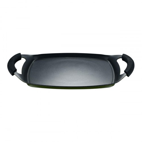 Grillpande til induktion - San Ignacio Experto, grøn, smedet aluminium 37 × 25 cm