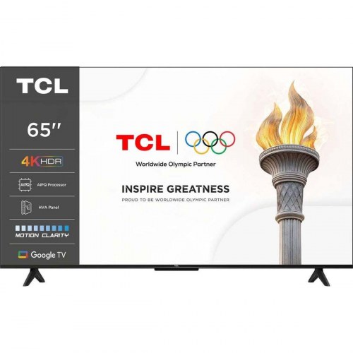 Smart TV 65" TCL 65P61K med 4K HDR og Google TV