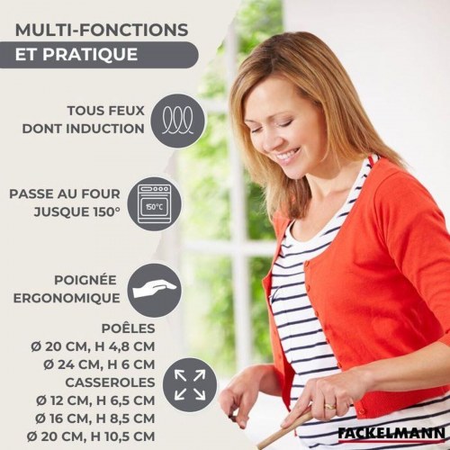 Gryde- og pannesæt Fackelmann - køkkengrej sæt